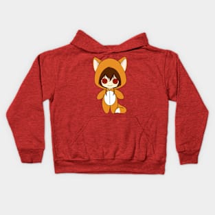 creepypasta lazari fox costume doll Kids Hoodie